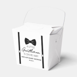 Bowtie Suspenders A Little gentleman Baby Shower Presentaskar