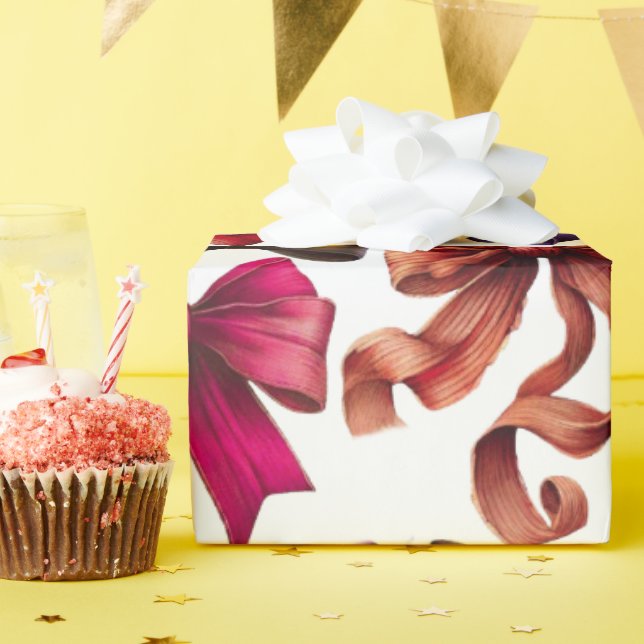 Bowtie Wrapping Papper Presentpapper (Födelsedagsfest)