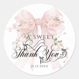 Bowtiiful One 1st Birthday Floral Bow Girls Runt Klistermärke