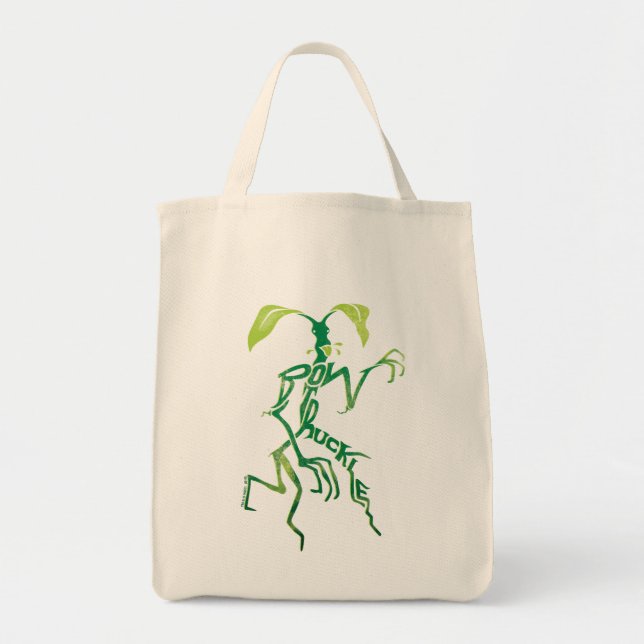 BOWTRUCKLE™ PICKETT™ Typografi-grafik Tygkasse (Framsidan)