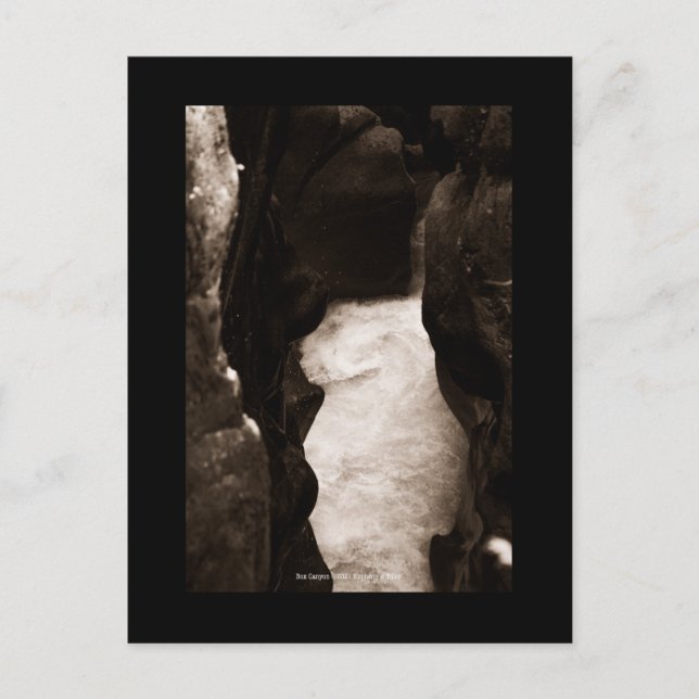 Box Canyon Vykort (Framsida)