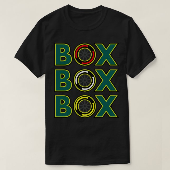 Box El Plan F1 Däck, sammansatt design T Shirt (Design framsida)