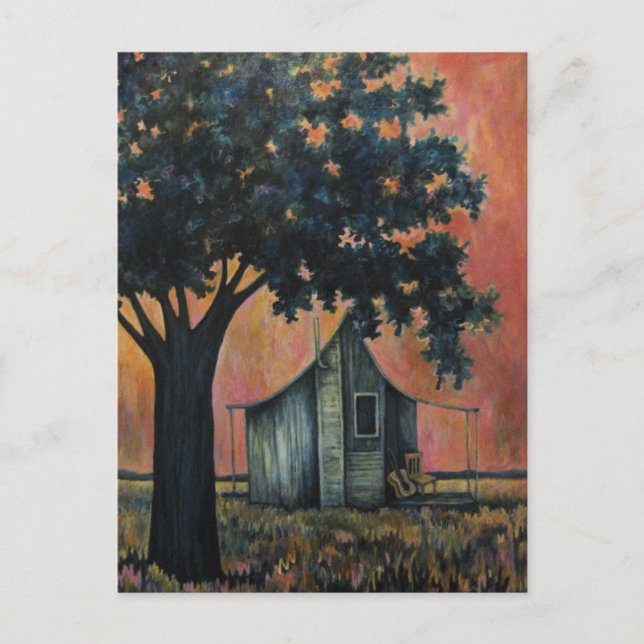 Box Elder Blues, med Acoustic Guitar Vykort (Framsida)