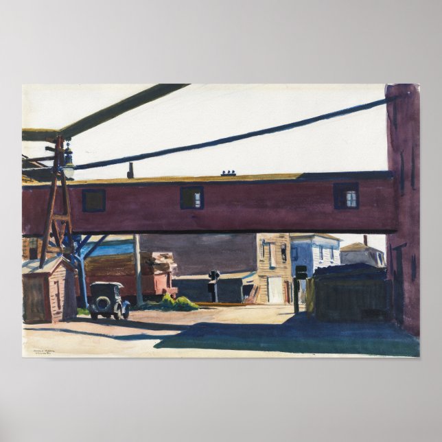 Box Factory, Gloucester | Edward Hopper | Poster (Framsidan)