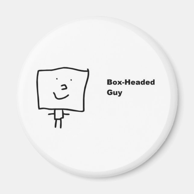 Box-Headed Guy Magnet (Framsidan)