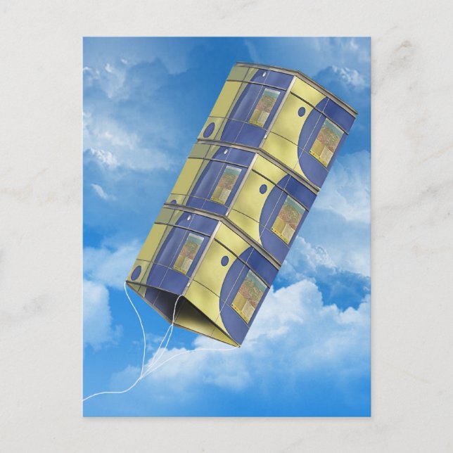 Box Kite i Himlar Vykort (Framsida)