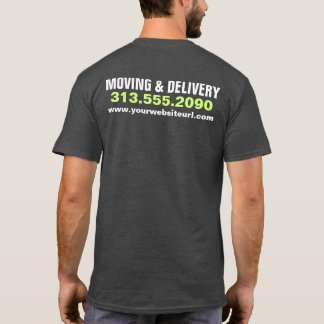 Box Lastbil Flytta Hauling Delivery Service Compan T Shirt