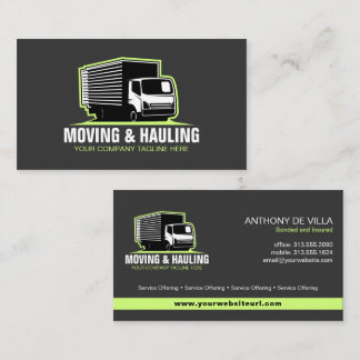 Box Lastbil Flytta, Hauling & Delivery Service Visitkort