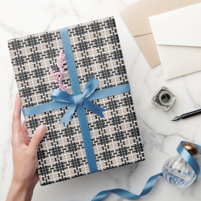 Box Weave Square (Skräddarsydd redaktionell) Inpac Presentpapper (Gifting)
