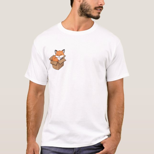 Boxad Räv Komfort T Shirt (Framsida)