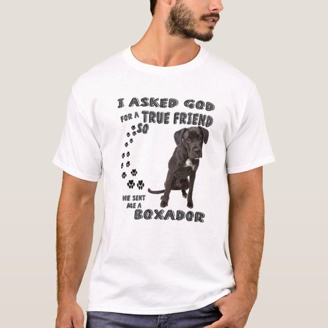 Boxador Quote Mamma, Boxerlab Pappa Costume, Boxer T Shirt (Framsida)