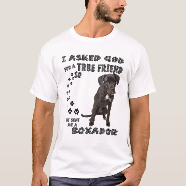 Boxador Quote Mamma, Boxerlab Pappa Costume, Boxer T Shirt (Framsida)