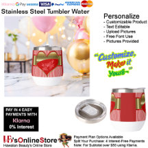 Boxar av Hearts Stainless Steel Vin Tumbler Vatten