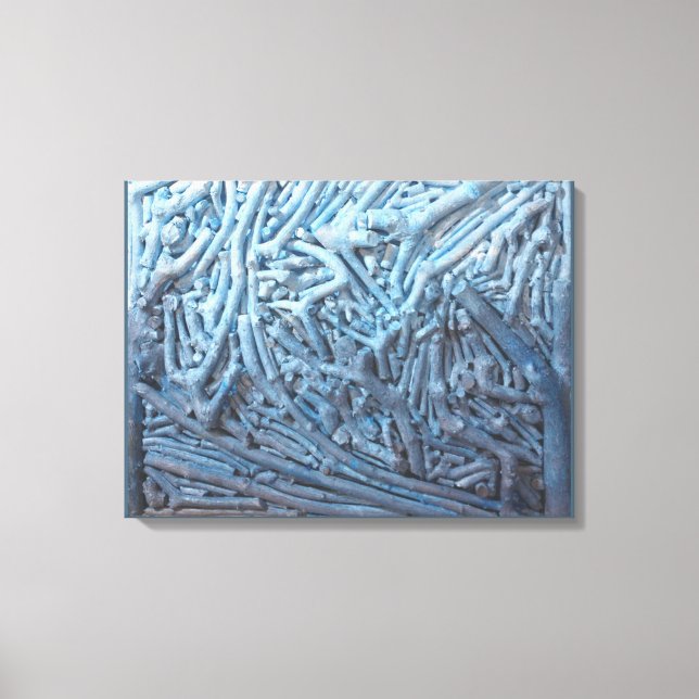 Boxar: Blå Canvastryck (Framsida)