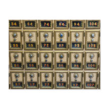 Boxar för kombinationslås för postkontor