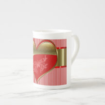 Boxar till Hearts Bone Specialty China Mugg