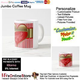 Boxar till Hearts Jumbo Specialty Mugg Jumbo Mugg