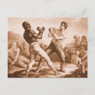 Boxare av Gericault Finkonstlitografi Vykort