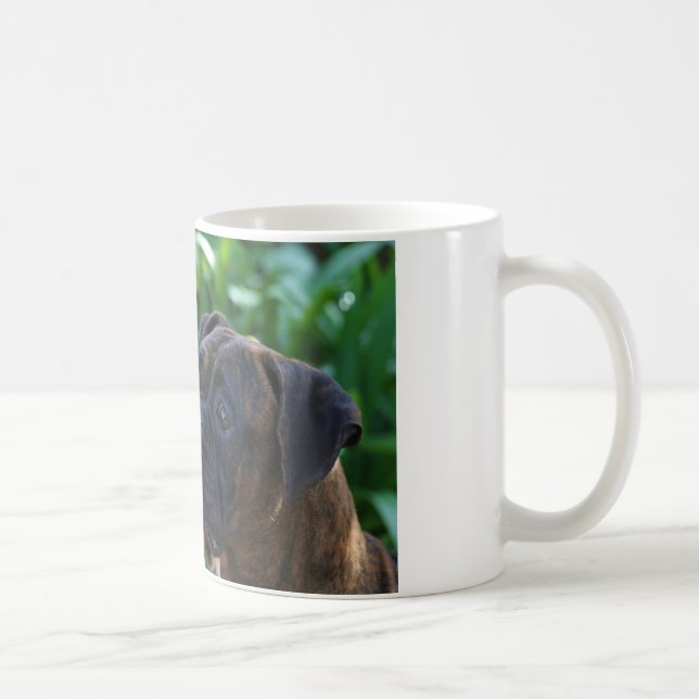 Boxare förföljer och bubblar muggen kaffemugg (Höger)