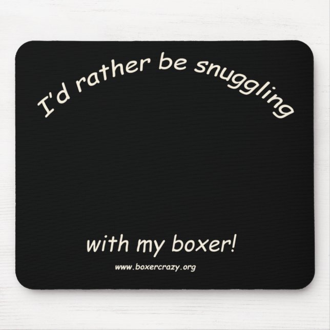 Boxare galna Mousepad - DYO Musmatta (Framsidan)