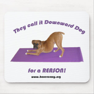 Boxare galna Mousepad - Yoga Musmatta