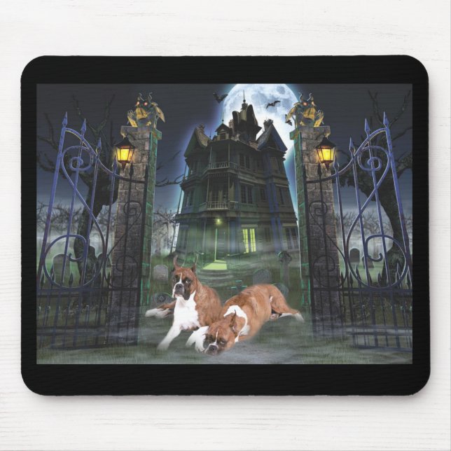 Boxare Halloween Mousepad Musmatta (Framsidan)
