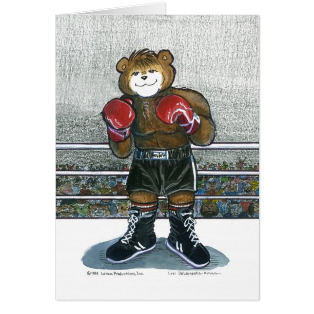 Boxare Hälsningskort (Framsidan)