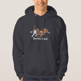 Boxare härskar den unisex- Hooded tröjan Hoodie