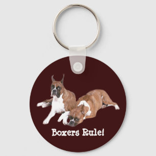 Boxare härskar Keychain Nyckelring
