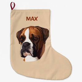 Boxare i porträtt stor julstrumpa