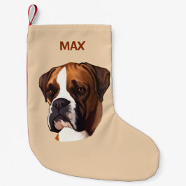 Boxare i porträtt stor julstrumpa