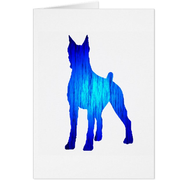 Boxare i vinter hälsningskort (Framsidan)