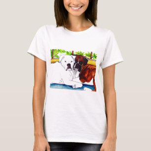 Boxare lismar och vit tee shirt