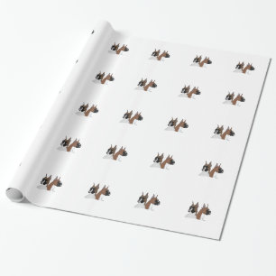Boxare som slår in papper presentpapper