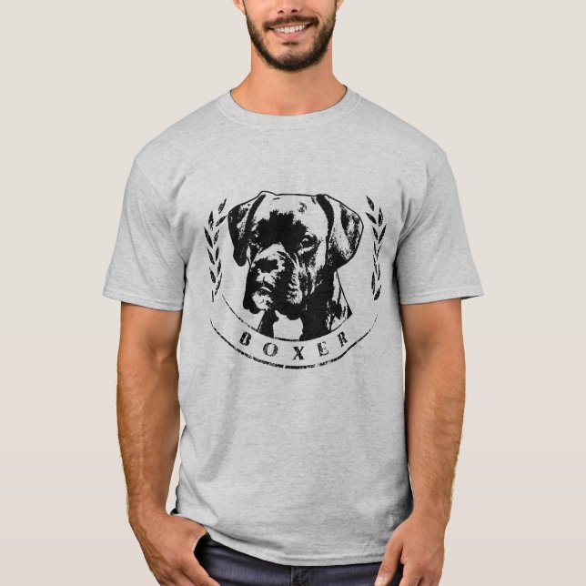 Boxarehund T Shirt (Framsida)