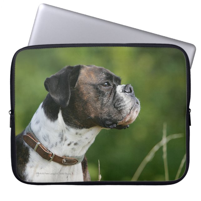 Boxarehunden profilerar laptop sleeve (Framsidan)