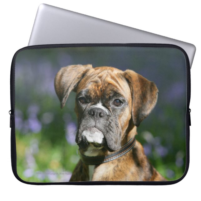 BoxarehundHeadshot Laptop Sleeve (Framsidan)