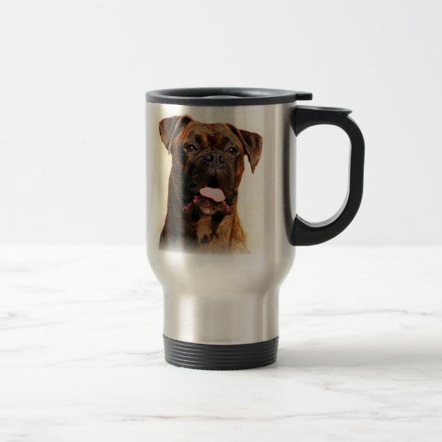 Boxarehundtravel mug resemugg (Höger)
