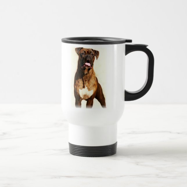Boxarehundtravel mug resemugg (Höger)