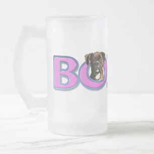Boxaremugg Frostat Ölglas