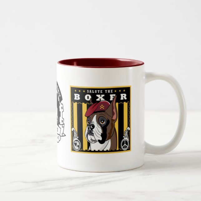 Boxaremugg Två-Tonad Mugg (Höger)