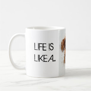Boxaremuggliv är lika choklader för en boxare! kaffemugg