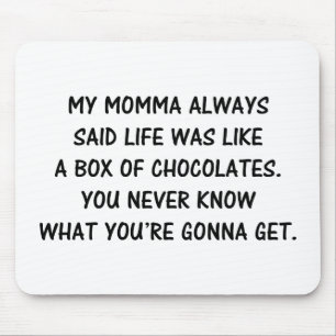 Boxas av choklader musmatta