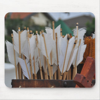 Boxas av Fletched pilar Mousemat Musmatta