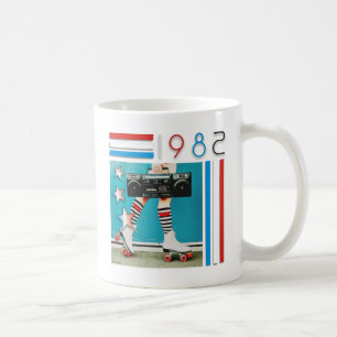 boxas den Retro bang för 80-tal och Kaffemugg
