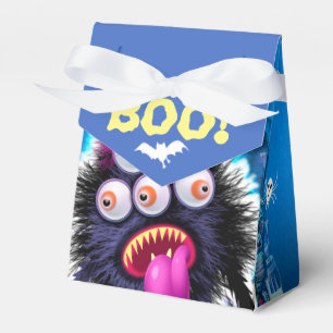 Boxas gigantisk favör för den Halloween bus eller Presentaskar