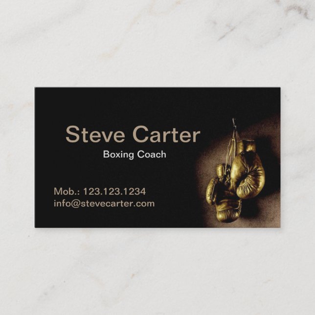 Boxas klubben för kort för sport för (Framsida)