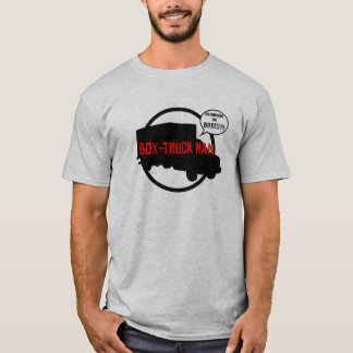 Boxas-lastbil manskjorta t-shirt