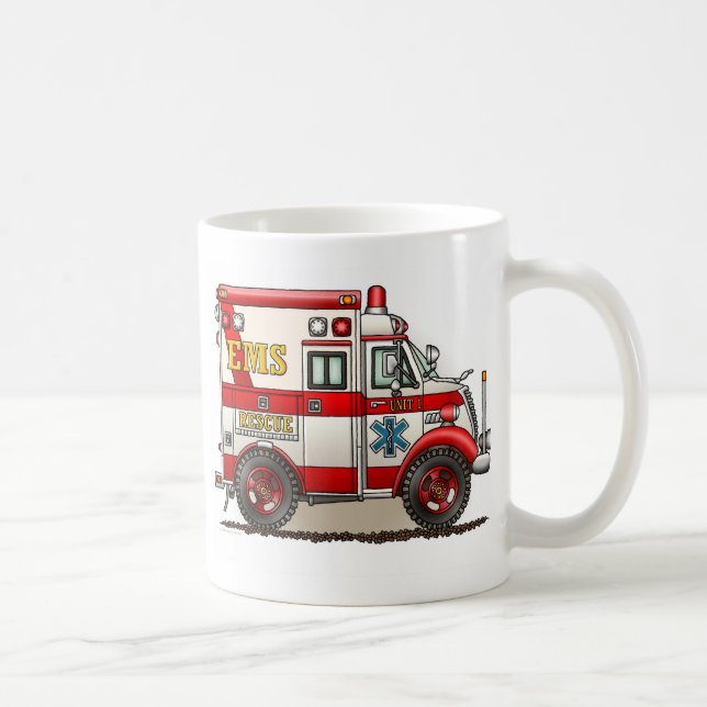 Boxas lastbilambulansmuggen kaffemugg (Höger)