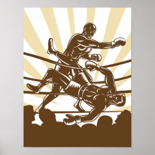 Boxas matchaffischen poster